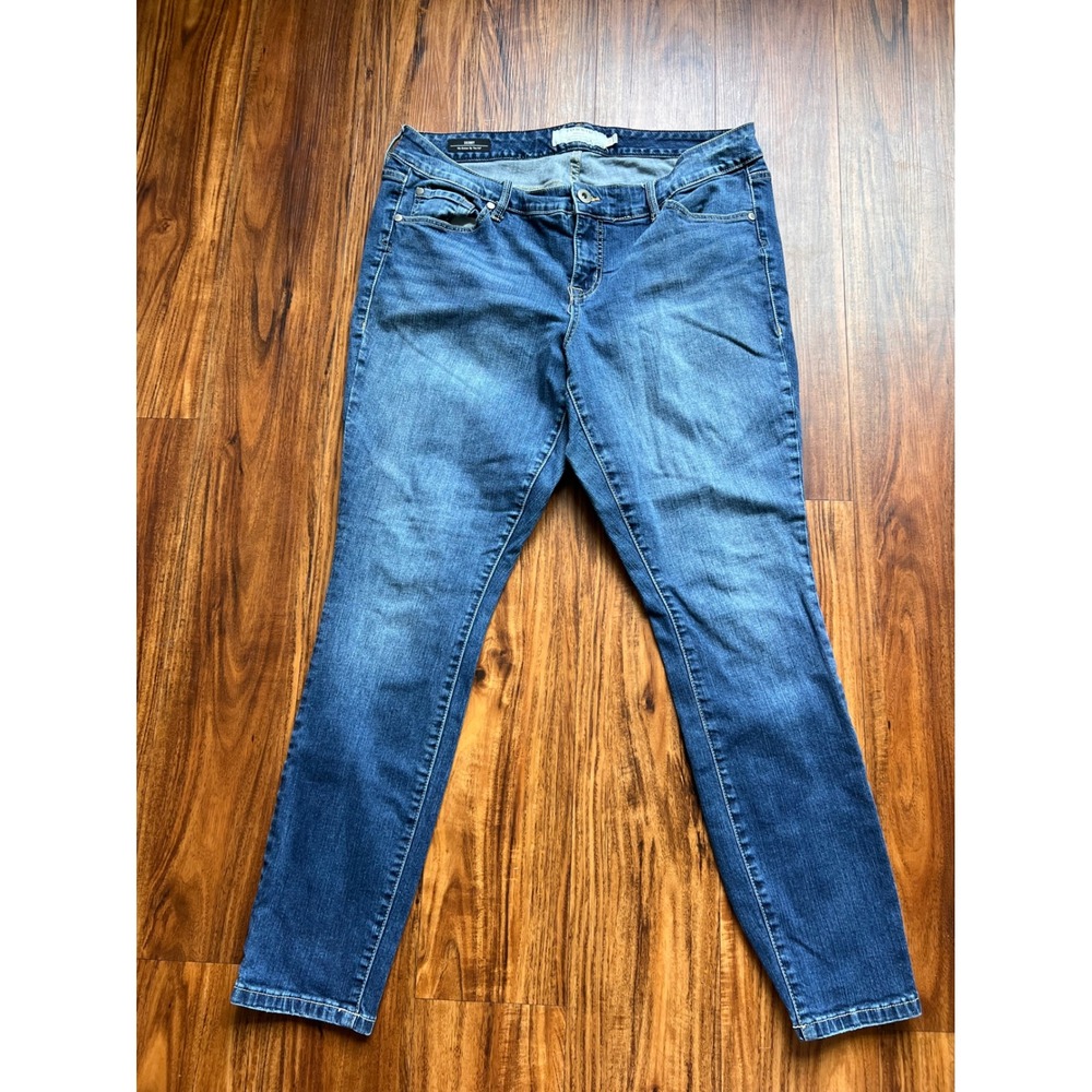 Torrid Skinny Denim Jeans Women 14 Blue Excellent Mid Rise Stretch Casual SEO